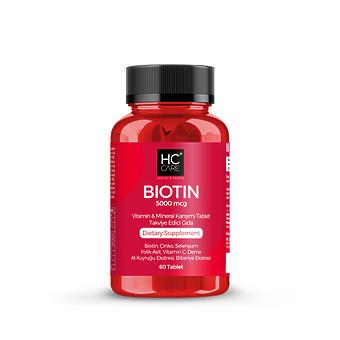 HC Saç Vitamini, Biotin - 60 Tablet